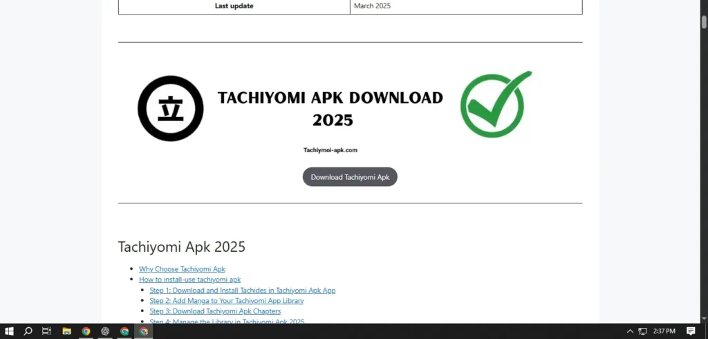 Tachiyomi apk pc