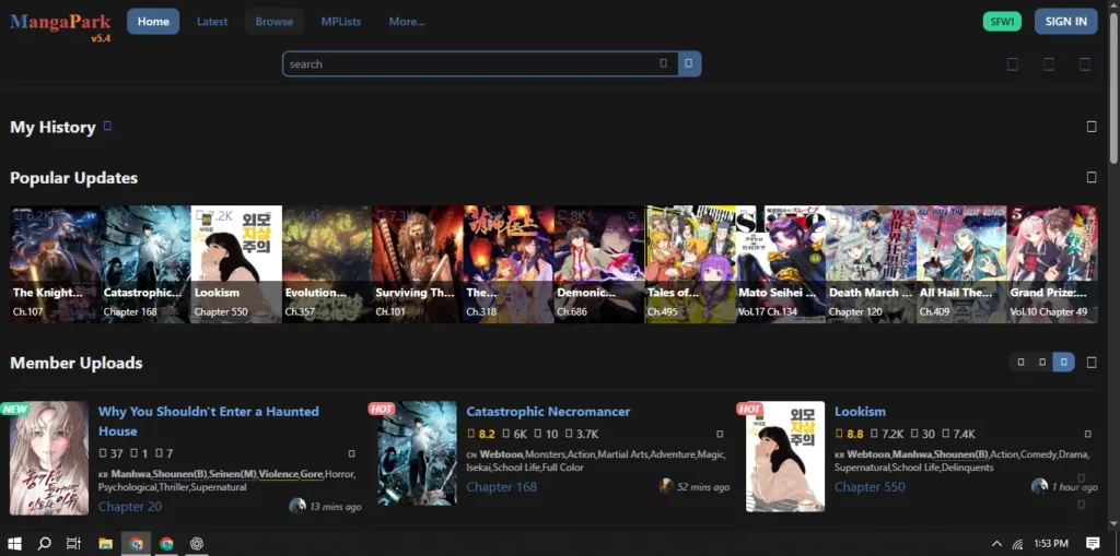 MangaPark tachiyomi extension