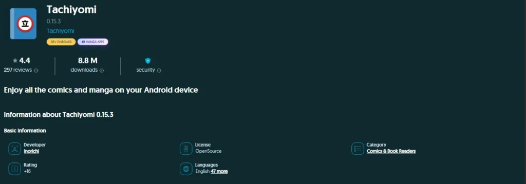 Tachiyomi APK Latest Version (0.15.3)