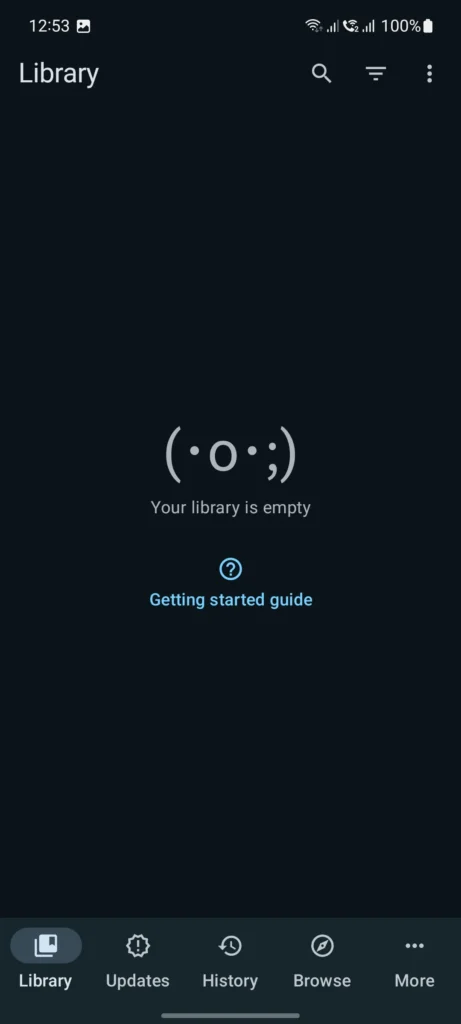 Tachiyomi Screenshots